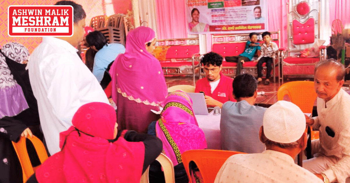 400+ beneficiaries availed the benefits of the camps conducted by Meshram Foundation.