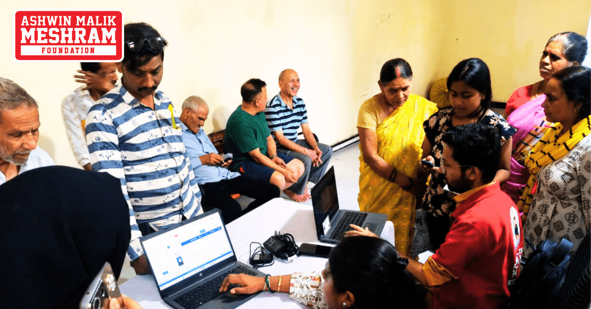 350+ beneficiaries availed the benefits of the camps conducted by Meshram Foundation.