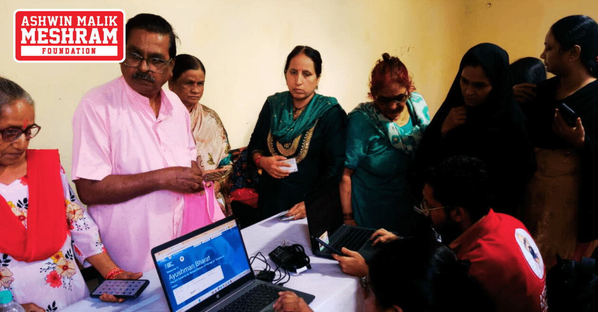 350+ beneficiaries availed the benefits of the camps conducted by Meshram Foundation.