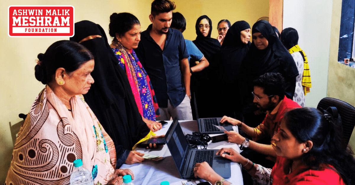 350+ beneficiaries availed the benefits of the camps conducted by Meshram Foundation.