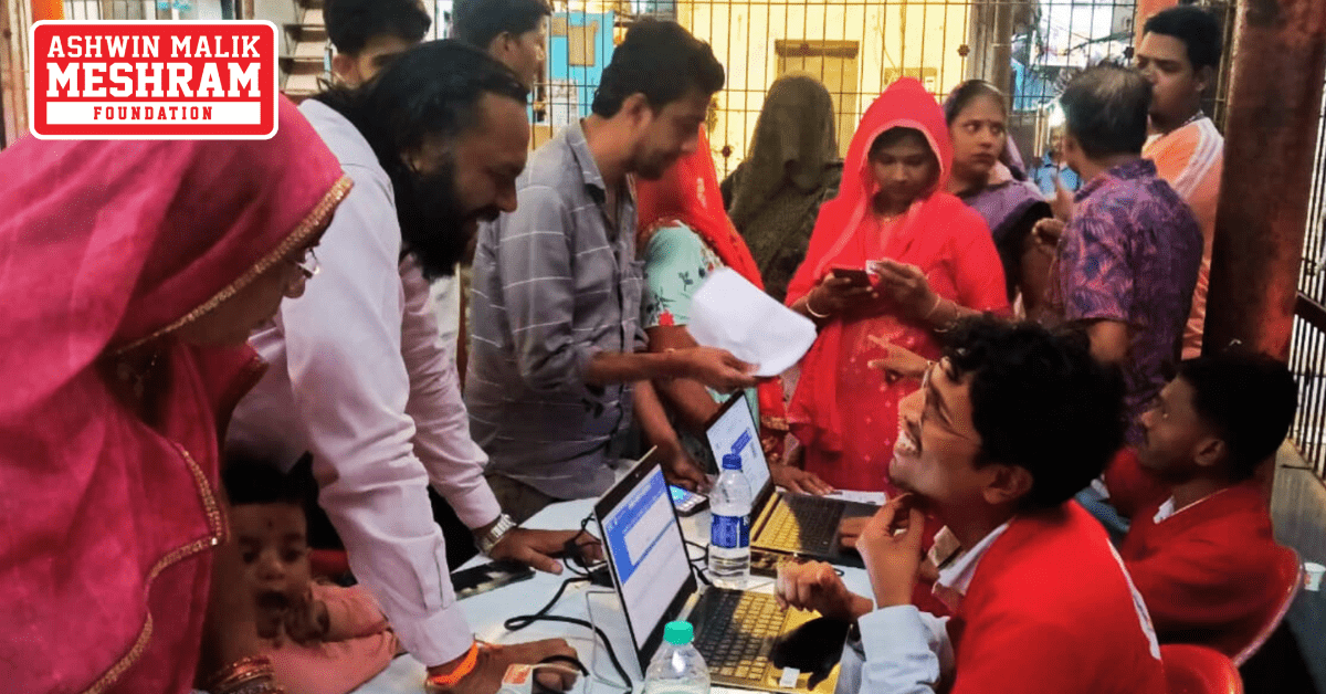 550+ beneficiaries availed the benefits of the camps conducted by Meshram Foundation.